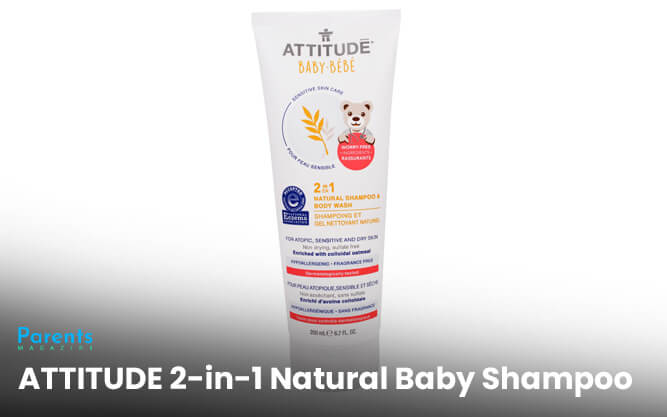 ATTITUDE 2-in-1 Natural Baby Shampoo