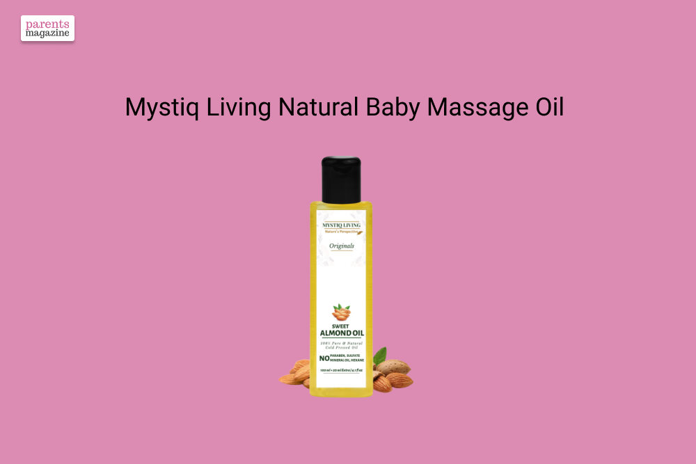 Mystiq Living Natural Baby Massage Oil