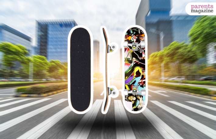 Hikole Pro Double Kick Skateboard