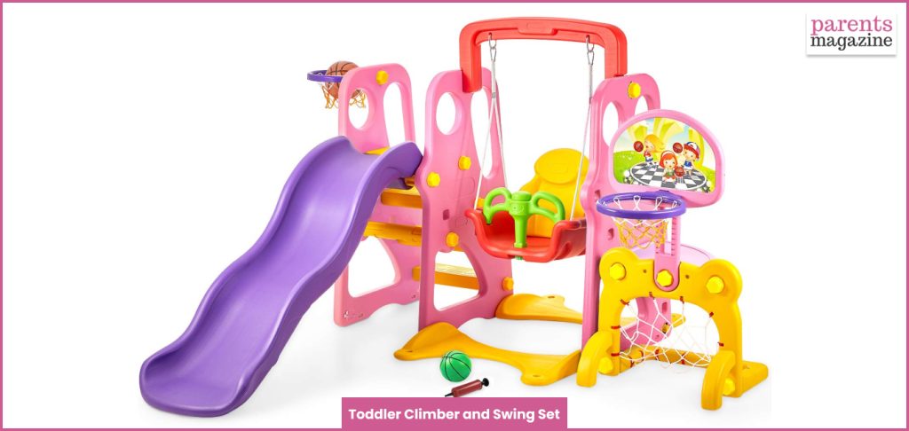 Toddler Climber and Swing Set