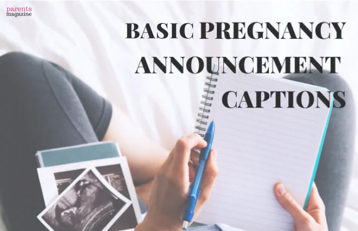 Basic Pregnancy Announcement Captions