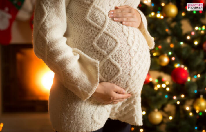 Pregnancy Announcement Captions: Christmas Edition