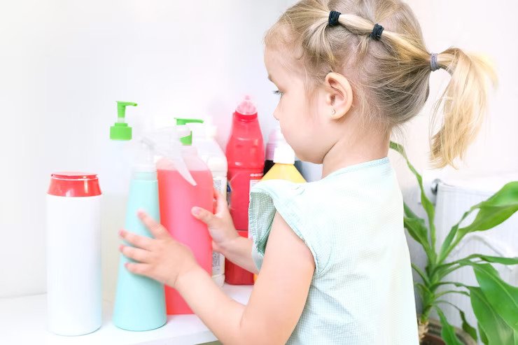 Keeping Cleaning Products Away From Kids