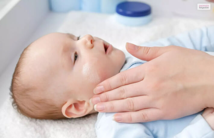 Using a soothing cream or gel