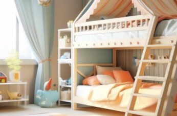 Toddler floor bed