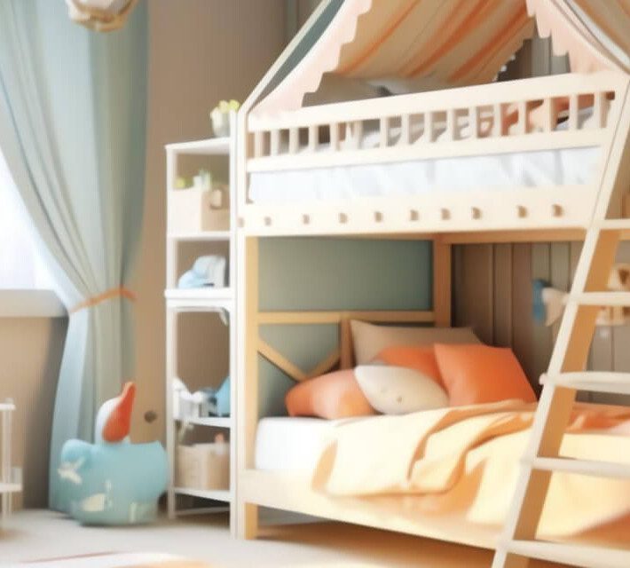 Toddler floor bed