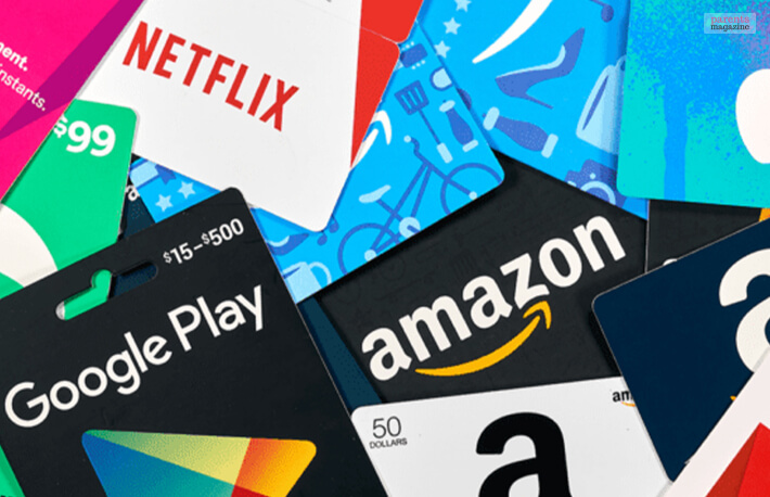 Gift cards Push present ideas