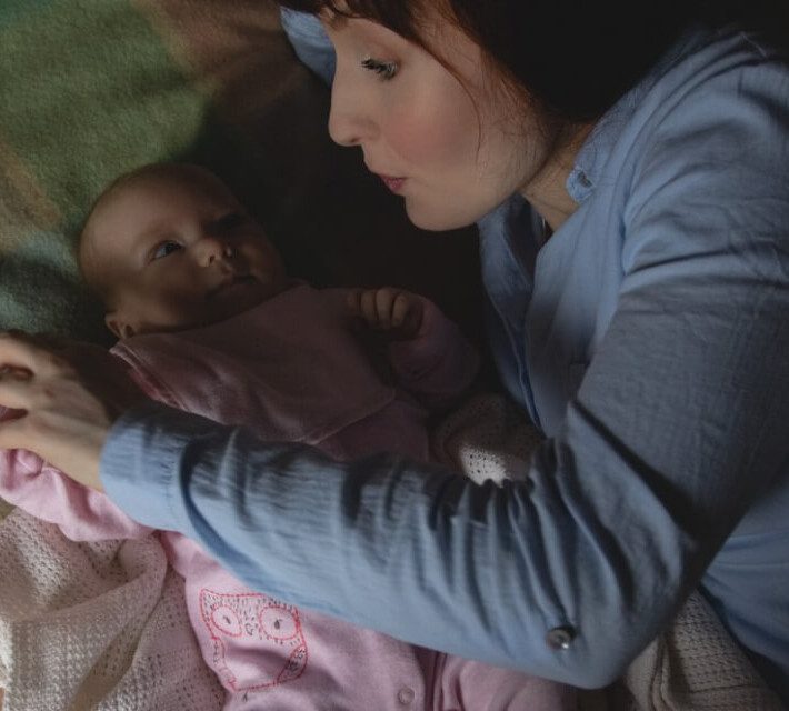 Newborn won't sleep unless held