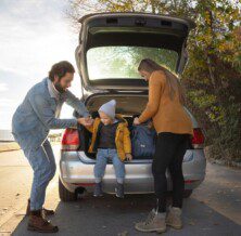 Go On A Trip With A Child In A Rented Car