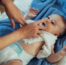 Milk coming out of baby’s nose