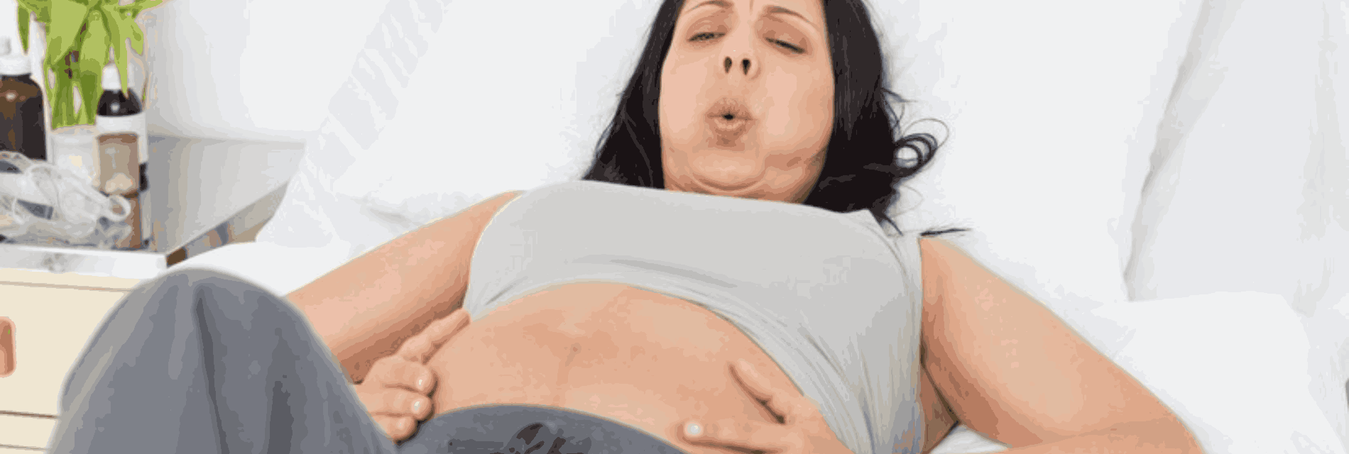 when does your stomach get hard during pregnancy