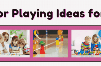 Indoor playing ideas for kids.