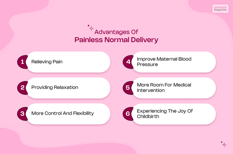 Advantages of Painless Normal Delivery