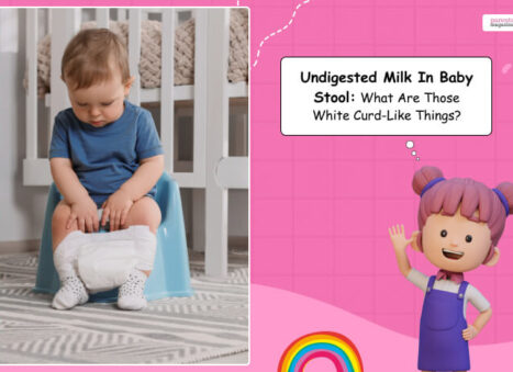 undigested milk in baby stool