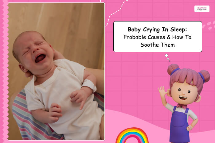 baby crying in sleep