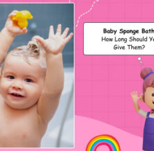 Baby sponge bath