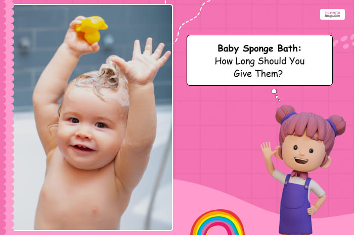 Baby sponge bath