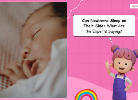 can newborns sleep on their side